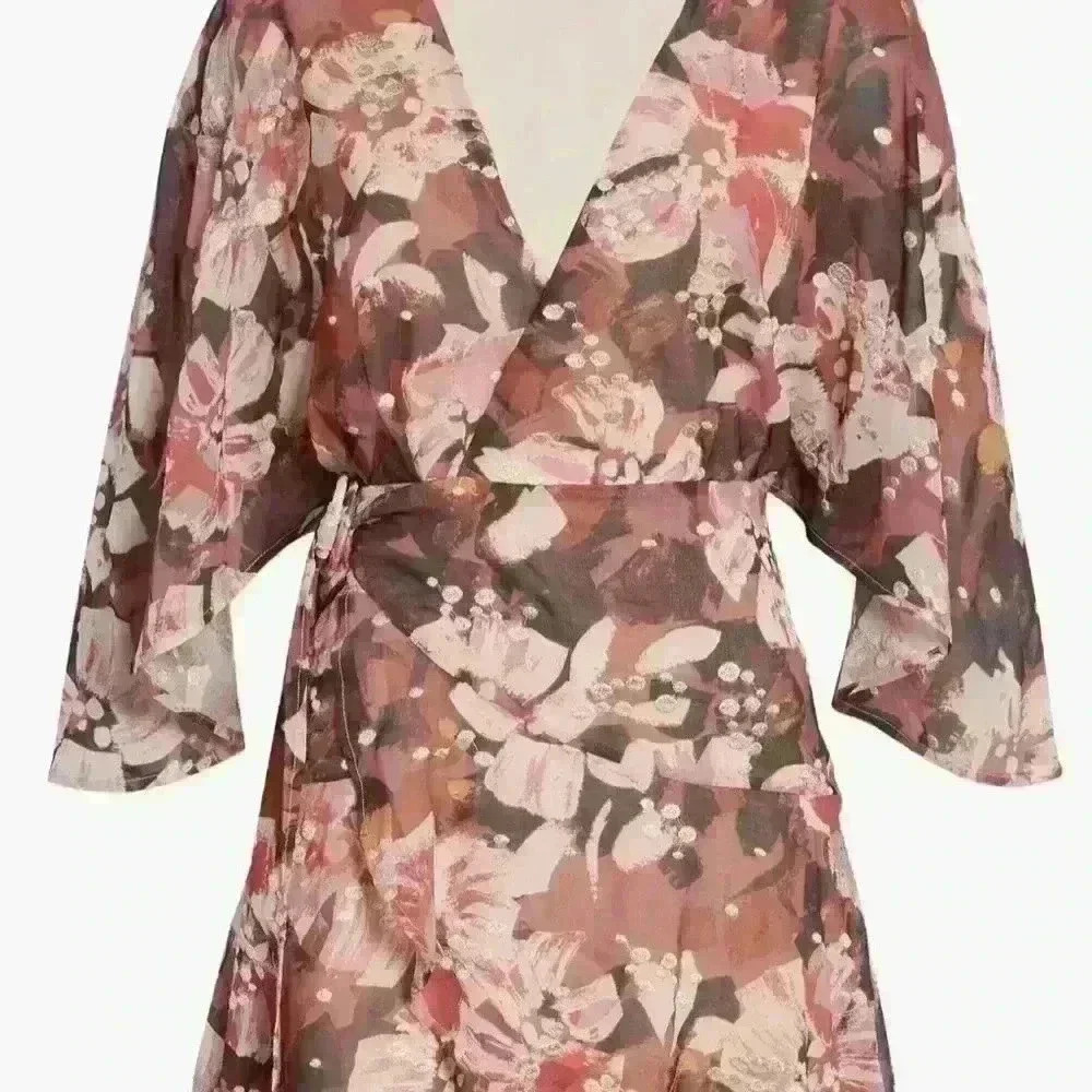 Floral Wrap Dress